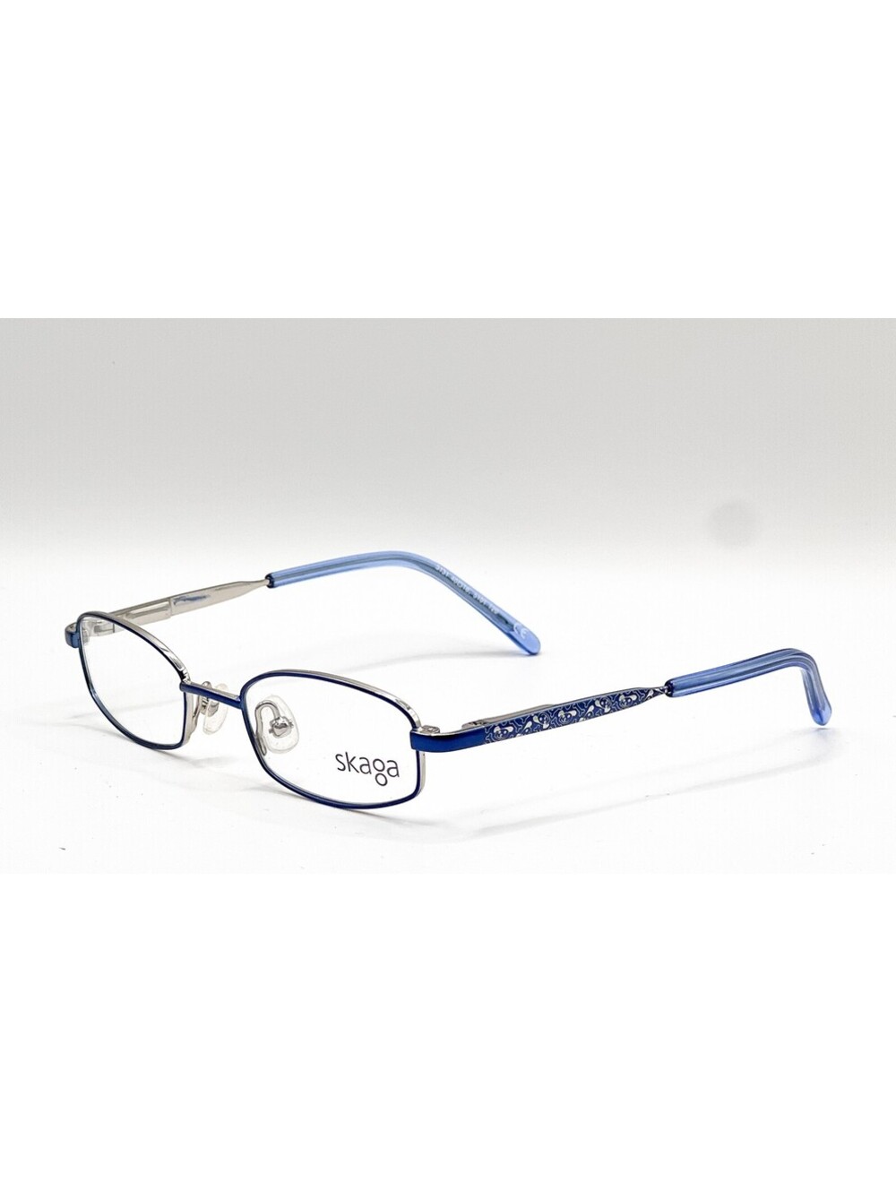 Skaga 3131 5101 Blue Silver Full Rim Authentic Eyeglass Frames 40-16